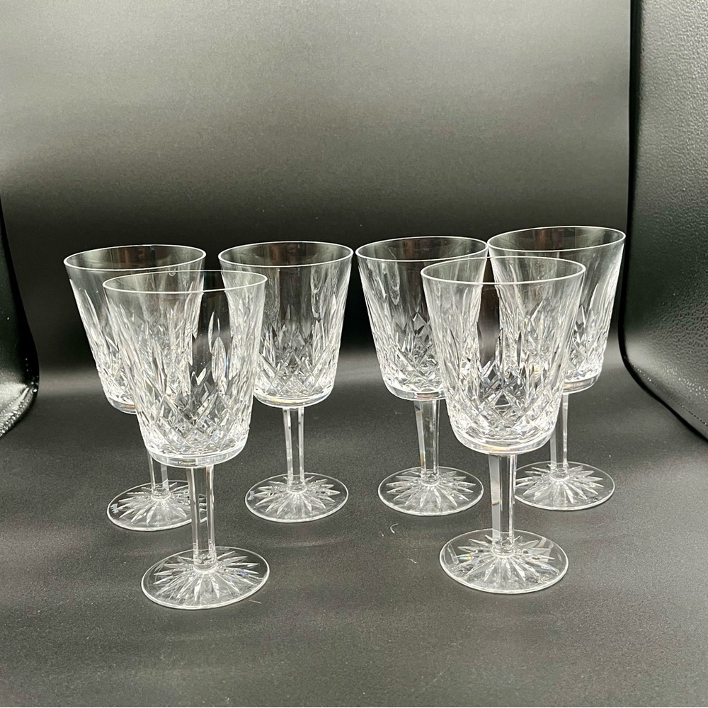 Collectible Waterford Crystal Goblets 7 Inch Tall 8-10 Ounce Handmade In Ireland - Picture 13 of 15
